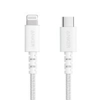 安克(anker)拉力线USB-C to Lightning 数据线1.8m 白色