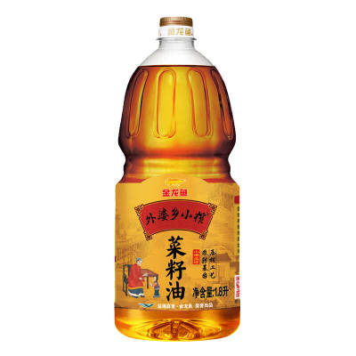 金龙鱼 非转基因 压榨食用油 外婆乡小榨菜籽油 1.8L