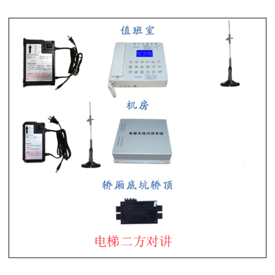加榜 电梯无线对讲系统 一部电梯两方对讲[数字系统] 无线呼叫器