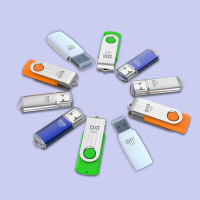 中锐智采 大迈4GB USB2.0 U盘 投标u盘PD120 招标小容量电脑标签优盘 10个/盒