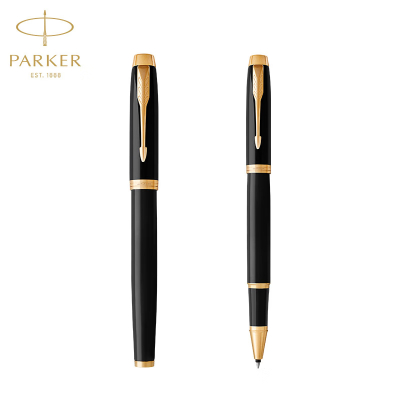 派克(PARKER) IM丽雅黑金夹宝珠笔 圆珠笔 签字笔