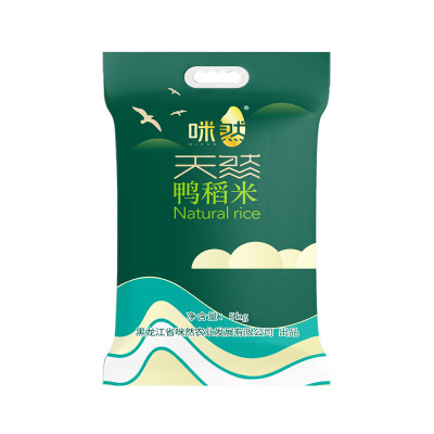 咪然 天然鸭稻米 辽宁锦州生态产区大米 生态珍珠米 5KG