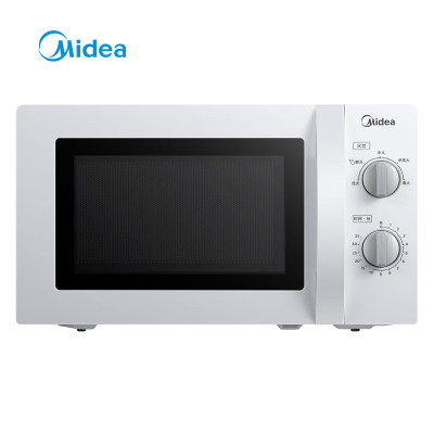 美的(Midea)微波炉家用 20L 机械转盘式加热 五档火力 智能解冻 易清洁 PM20A0