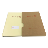 中锐智采新式职工人事档案盒/31*22.5*3.5cm/单套装/可定制/个