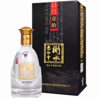 衡水老白干 白酒 42度 十年[壹拾] 老白干香型 500ml 4瓶/箱 单瓶价格