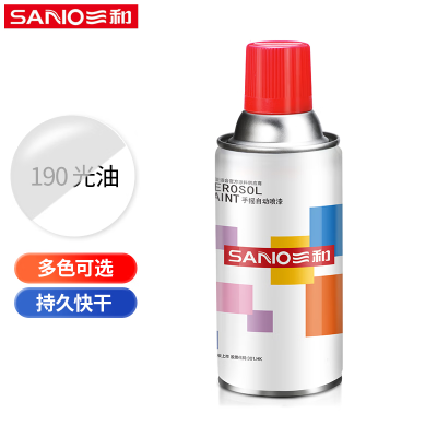 三和(SANO) 普通自喷漆手喷漆 工业防腐漆 金属防锈漆 350ML NO.190光油 12瓶/箱 单箱价格