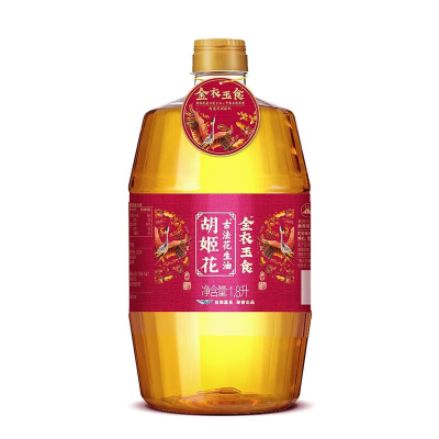 胡姬花 食用油 金衣玉食 古法花生油 1.8L