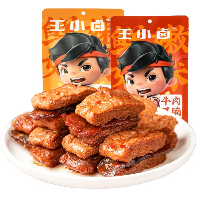 王小卤 牛肉豆腩香辣味 120g*2袋