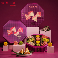 锦华礼 粽享盛礼 端午粽子糕点食品礼盒 1.54千克