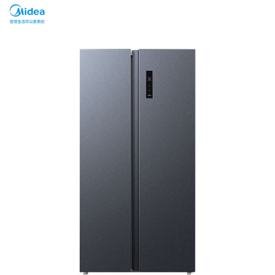 美的(Midea)BCD-532WKPM(ZG) 对开门双开门532升双变频恒温 风冷省电 家用电冰箱 墨兰灰