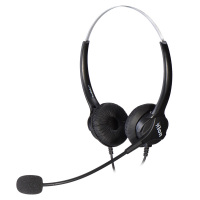 北恩(HION) 双耳耳机 FOR600D+B4.2143呼叫中心话务员耳麦电话座机客服双耳耳机,适用思科IP话机