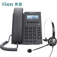 北恩(HION)S900 IP电话机 VOIP网络电话终端SIP商务办公电话-S900配FOR600耳机