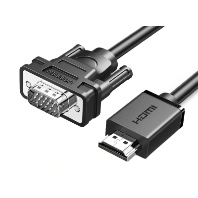 绿联(Ugreen) HDMI转VGA高清转接线 1米