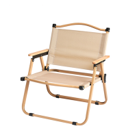 中锐智采 户外折叠椅 铜色合金钢+卡其色牛津布