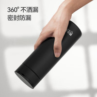 哈尔斯(HAERS)316不锈钢保温杯450ML男女士大容量便携车载水杯办公室商务泡茶杯HW-450-133