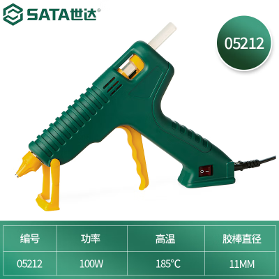 世达(SATA) 05212 100W热熔胶枪家用小型热胶枪儿童diy溶胶枪热融胶水枪