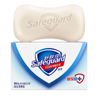 舒肤佳(Safeguard) 纯白清香型115g 香皂 沐浴皂舒缓呵护