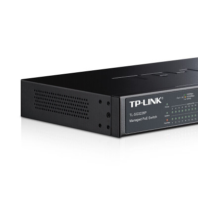 TP-LINK TL-SG3226P 全千兆网管PoE交换机 24GE(PoE)+2SFP