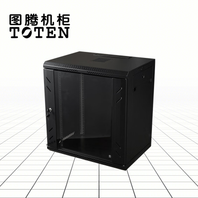 图腾(TOTEN) W26412 12U 网络机柜 壁挂式 W26412/600*440*635 12U 黑色