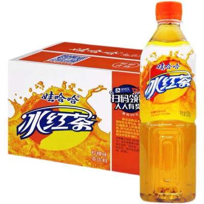 娃哈哈 夏季饮料500ml*9/15瓶冰红茶[15瓶整箱]