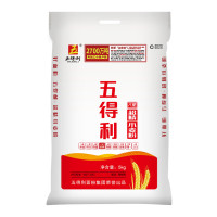 五得利(WUDELI) 六星超精小麦粉 袋装 饺子面粉 馒头烙饼 家庭美食粉5kg