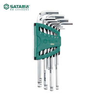 世达(SATA) 09112 10件加长球头内六角扳手 组套