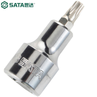 世达(SATA) 24102 12.5MM系列 50MM长花形旋具套筒T25