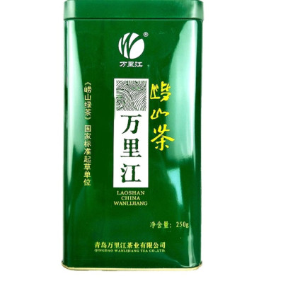 万里江(WANLIJIANG) 青岛特产 万里江绿茶新茶山茶 一斤(2罐装)