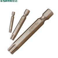 世达(SATA) 59331 5件套6.3MM系列50MM长花形旋具头 T8