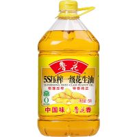 鲁花 一级花生油 5S压榨花生油 5L