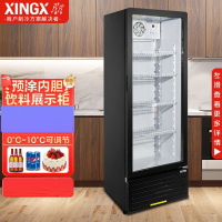 乐创(lecon) 冷藏展示柜饮料柜超商用冰柜风直冷单门展示柜 360FYP[风直冷7档调温+5层架]