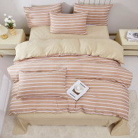 皮尔特保罗(PIERTE POLO) POLOS-2322 色织水洗四件套-条纹咖