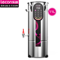 乐创(lecon)豆浆机商用免过滤智能面板加热预约现磨早餐食堂酒店饭堂专用磨浆机 11L TY918