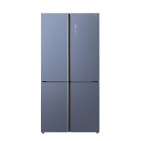 TCL R551P10-SS 551升 四区双变温 多点离子杀菌 干湿分储 十字对开门冰箱 (计价单位:台) 晶釉蓝