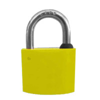 苏识 35mm-锌合金锁芯 梅花铜挂锁通 1个/把 (计价单位:把) 黄色