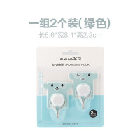 茶花(CHAHUA) 29621K 粘钩 2.00 个/板 (计价单位:板) 绿色