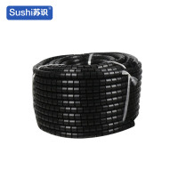 苏识 22mm*6m 缠绕管保护套 电线理线器 黑色