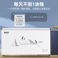 中锐智采 星星冰柜商用冷藏冷冻大容量 卧式保鲜冰箱 超市速冻冷柜 500L省电款 BD/BC-500C/U