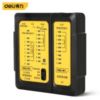 得力(deli) DL335102 网络测线仪RJ45+RJ11单头测试