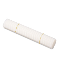 得力(deli)财务装订机专用透明装订铆管 适用手动机型 Φ4.8mm*300mm 100支/盒装