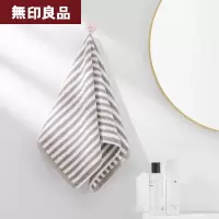 无印良品纯棉柔软吸水毛巾(三条装)咖色
