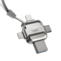忆捷(EAGET) I71-128G USB3.0 四合一 U盘 (计价单位:个) 珍珠镍
