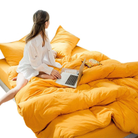 三极户外 TP2982 1.8m被套加大床笠款 日式纯色 天竺棉 无印针织棉条纹 四件套 (计价单位:套)