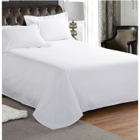 若叶之季 LR-CD802 230cm*310cm 双氧特漂白贡缎/棉纱 床单 (计价单位:件) 白色