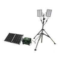 华荣(WAROM) GAD518 照明功率90W、DC43V、IP65、光源色温6500K、LED 多功能升降式太阳能照明装置 (计价单位:台) 灰色