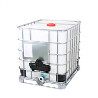 中锐智采 集装桶吨桶1000升 加厚储水罐塑料柴油桶塑料化工桶 1000L白色 口径15cm