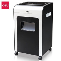 得力 9917 碎纸机(黑)(台) 4级保密专业销毁碎纸机 单次16张 31L 持续10分钟 可碎卡碎光盘
