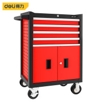 得力(deli) DQ02342 四抽屉带门工具车