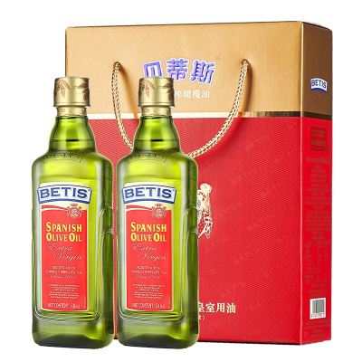 贝蒂斯 (BETIS) 特级初榨 橄榄油 500ml*2