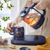 小熊(Bear) 迷你养生壶养生杯mini烧水壶煮茶壶保温杯垫多功能花茶壶煮茶器电热水壶开水壶0.8升YSH-C08V1